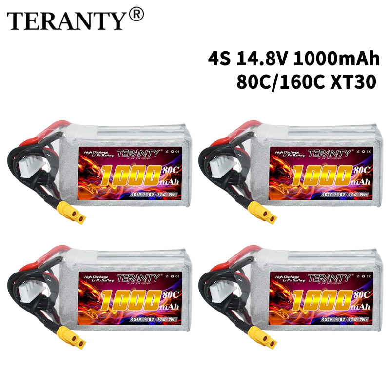 Rc Helicopter Battery - TERANTY 4S 1000mAh 14.8V 80C/160C 리포