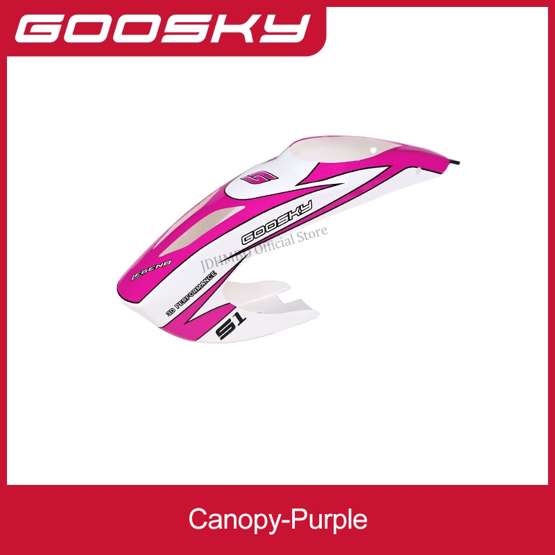 새로운 GOOSKY S1 헬리콥터 예비 부품 캐노피 메 - Rc Helicopter Bag 리뷰 및 가격