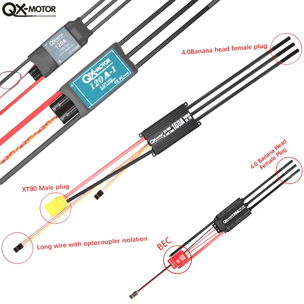 QX-MOTOR 브러시리스 ESC 시리즈 EDF, 스로 - Rc Helicopter Battery 리뷰 및 가격