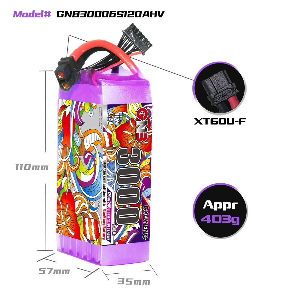 GNB 리포 배터리 6S 22.8V 3000mAh 52 - Rc Helicopter Battery 리뷰 및 가격
